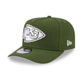 Chiefs NFL Rifle Green 9FIFTY A-Frame Snapback Adjustable Cap-Benirox