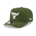 Bulls NBA Rifle Green 9FIFTY A-Frame Snapback Adjustable Cap-Benirox
