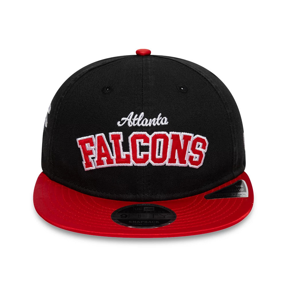 Atlanta Falcons NFL Historic Black Retro Crown 9FIFTY Adjustable Cap-Benirox
