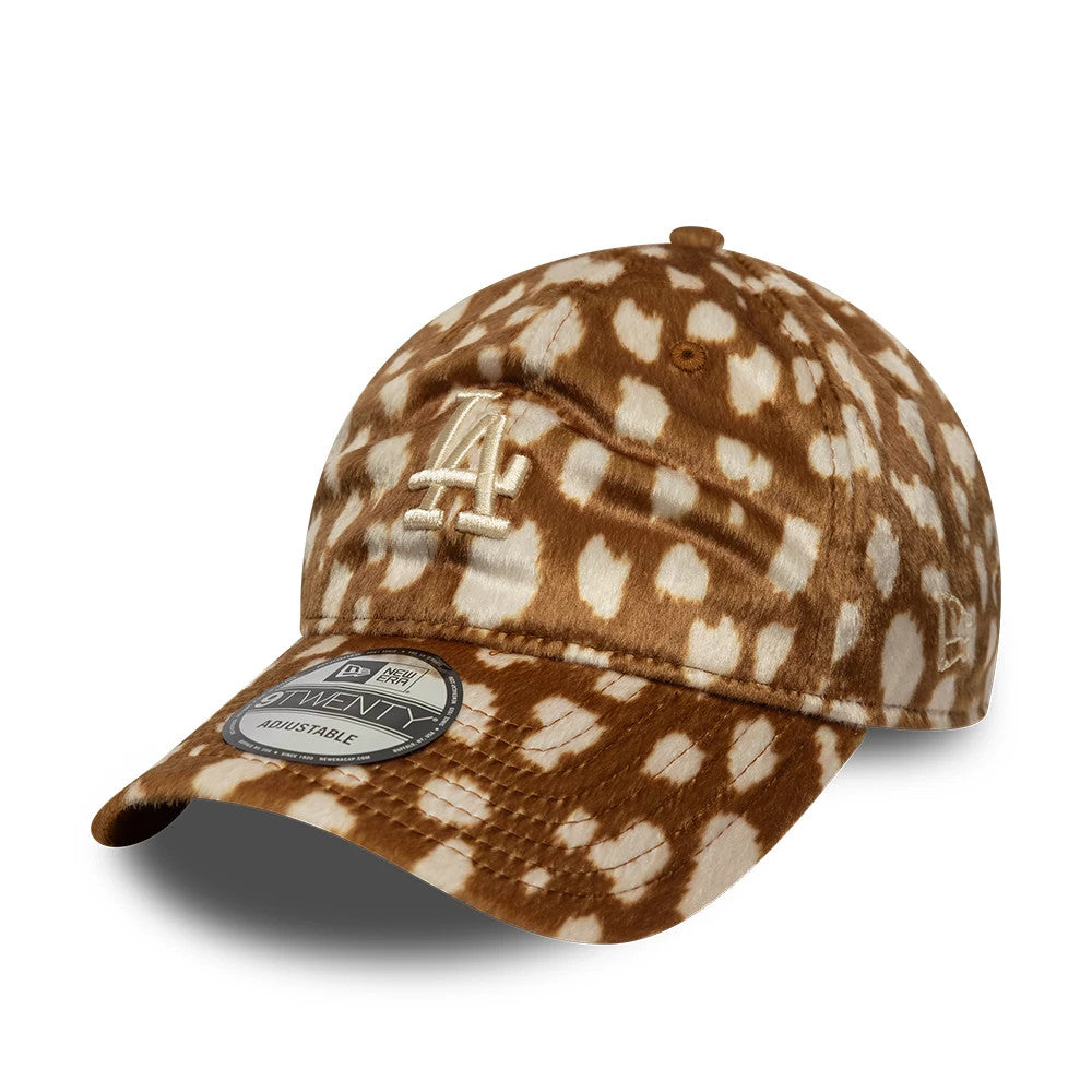 LA Dodgers Animal Print Dark Beige 9TWENTY Adjustable Cap-Benirox