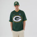 Green Bay Packers NFL Mesh Dark Green Oversized T-Shirt-Benirox