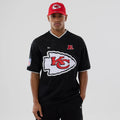 Kansas City Chiefs NFL Mesh Black Oversized T-Shirt-Benirox