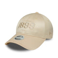 FC Barcelona Womens Rhinestone Light Beige 9TWENTY Adjustable Cap-Benirox
