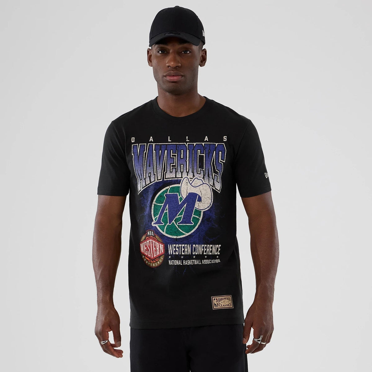 Dallas Mavericks NBA Hardwood Classic Black T-Shirt-Benirox