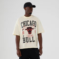 Chicago Bulls NBA Hardwood Classic Cream T-Shirt-Benirox