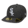 Chicago White Sox MLB Houndstooth Black Low Profile 59FIFTY Fitted Cap-Benirox
