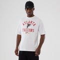Atlanta Falcons NFL International Series Games 2025 White Oversized T-Shirt-Benirox
