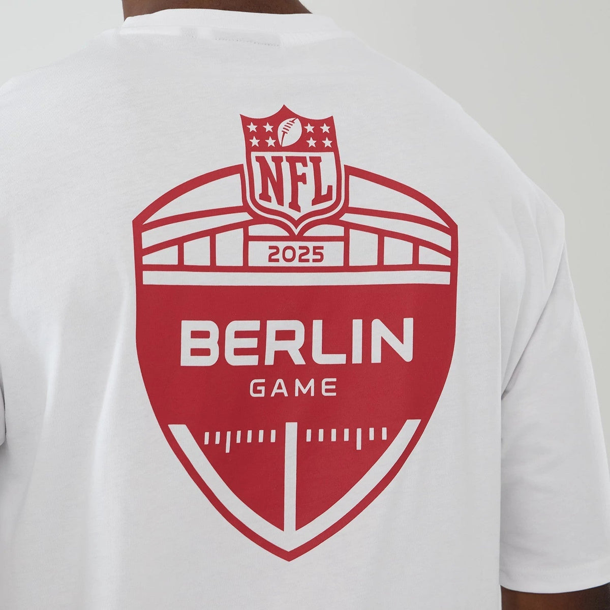 Atlanta Falcons NFL International Series Games 2025 White Oversized T-Shirt-Benirox