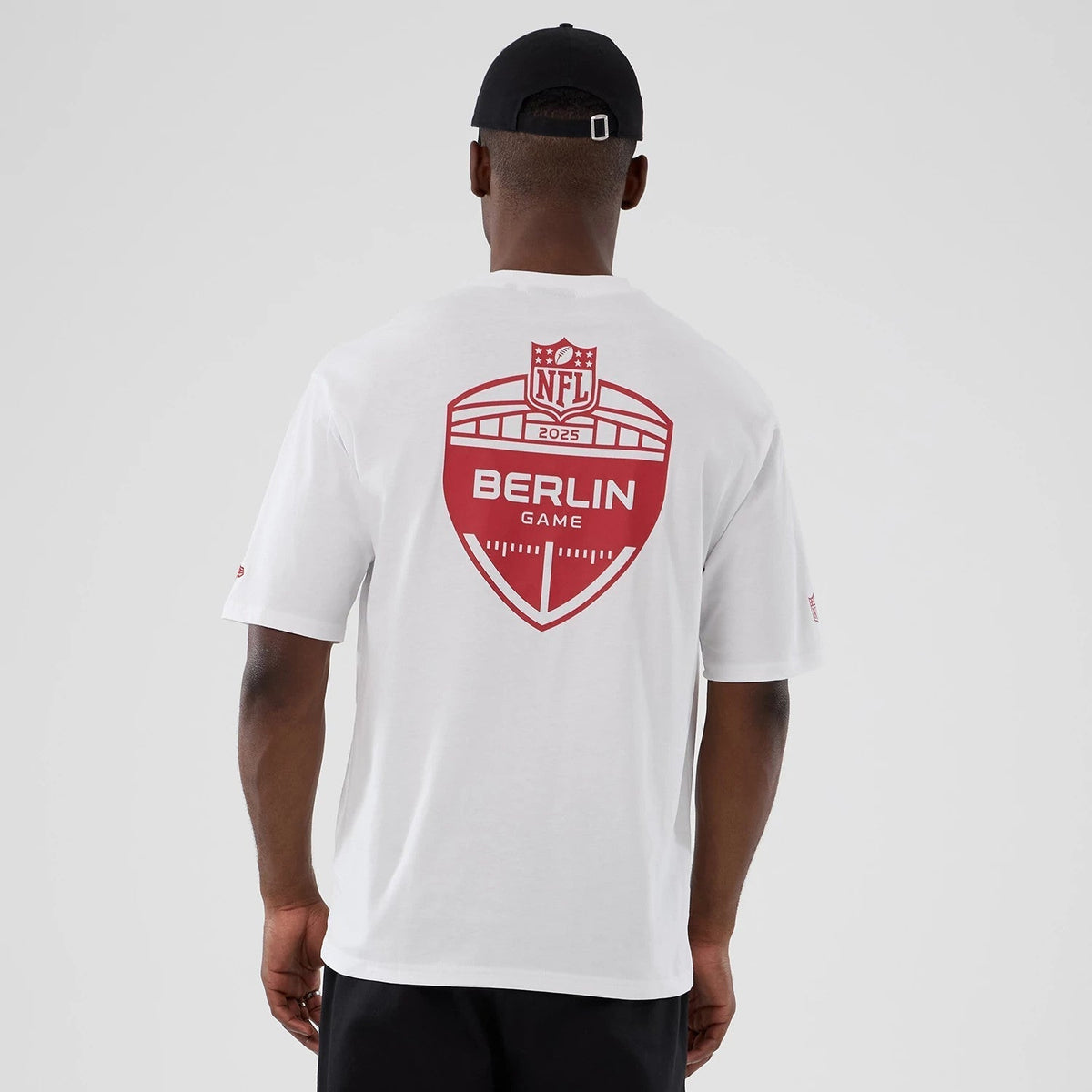 Atlanta Falcons NFL International Series Games 2025 White Oversized T-Shirt-Benirox