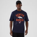 Denver Broncos NFL International Series Games 2025 Navy Oversized T-Shirt-Benirox