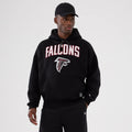 Atlanta Falcons NFL International Series Games 2025 Black Premium Pullover Hoodie-Benirox