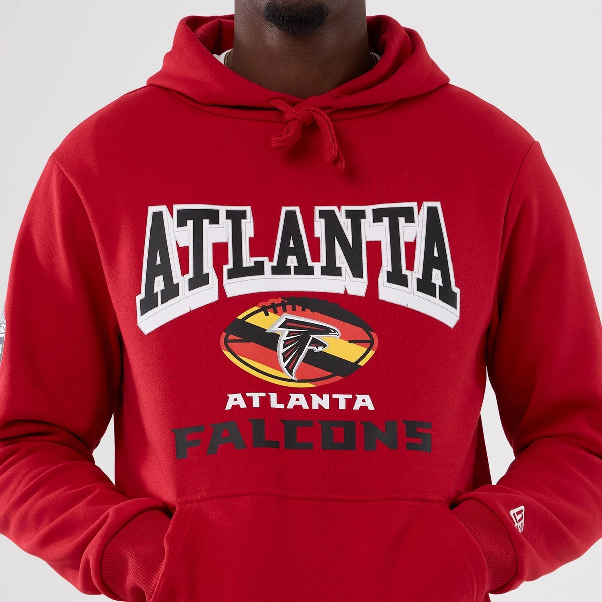Atlanta Falcons NFL International Series Games 2025 Red Pullover Hoodie-Benirox