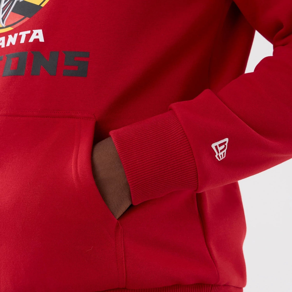 Atlanta Falcons NFL International Series Games 2025 Red Pullover Hoodie-Benirox