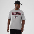 Atlanta Falcons NFL International Series Games 2025 Grey Premium T-Shirt-Benirox