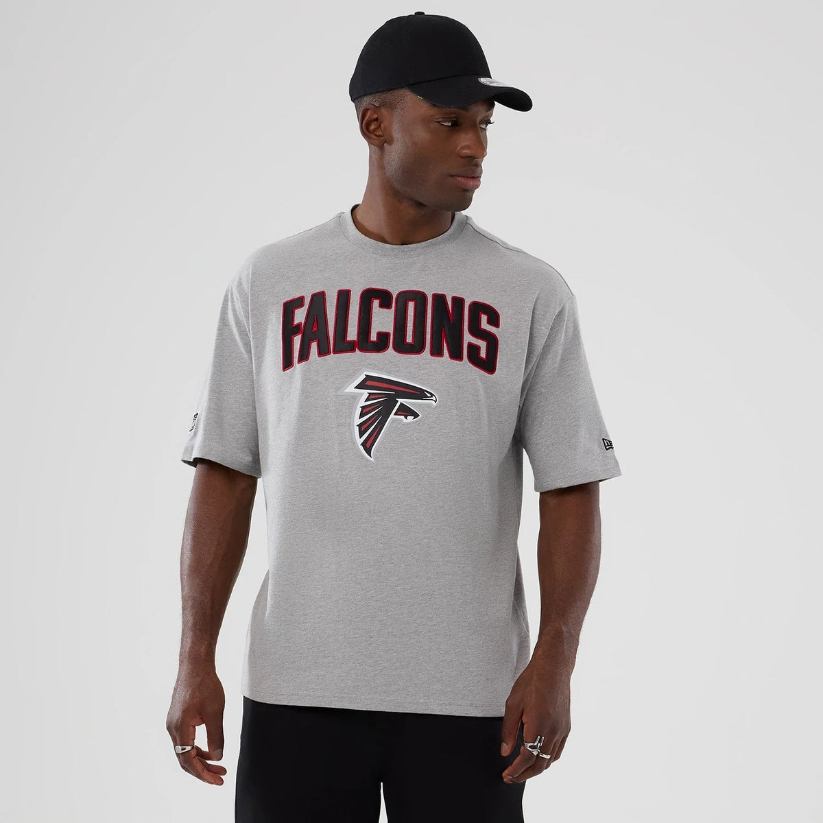 Atlanta Falcons NFL International Series Games 2025 Grey Premium T-Shirt-Benirox