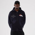 Denver Broncos NFL International Series Games 2025 Navy Premium Pullover Hoodie-Benirox