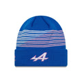 Alpine Racing Team Blue Cuff Knit Beanie Hat-Benirox