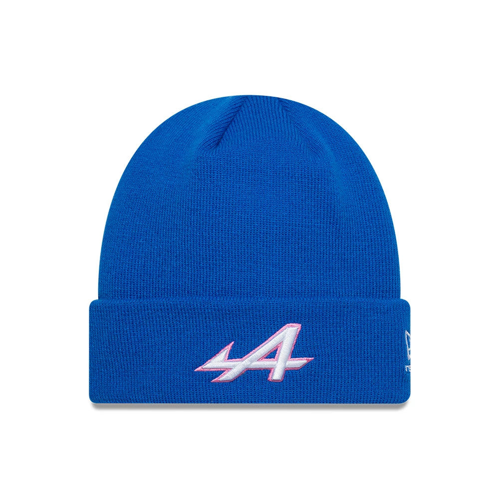 Alpine Racing Essential Blue Cuff Knit Beanie Hat-Benirox
