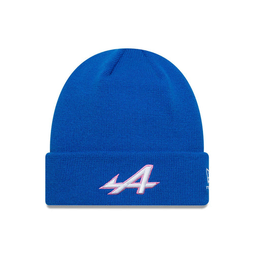 Alpine Racing Essential Blue Cuff Knit Beanie Hat-Benirox