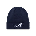 Alpine Racing Essential Dark Blue Cuff Knit Beanie Hat-Benirox