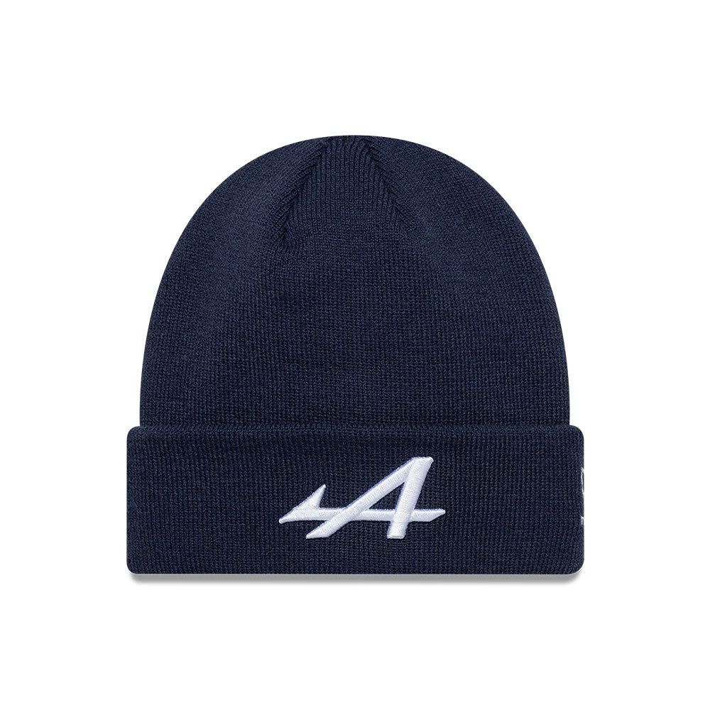 Alpine Racing Essential Dark Blue Cuff Knit Beanie Hat-Benirox
