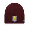 Aston Villa FC Reverse Dark Red Cuff knit Beanie Hat-Benirox