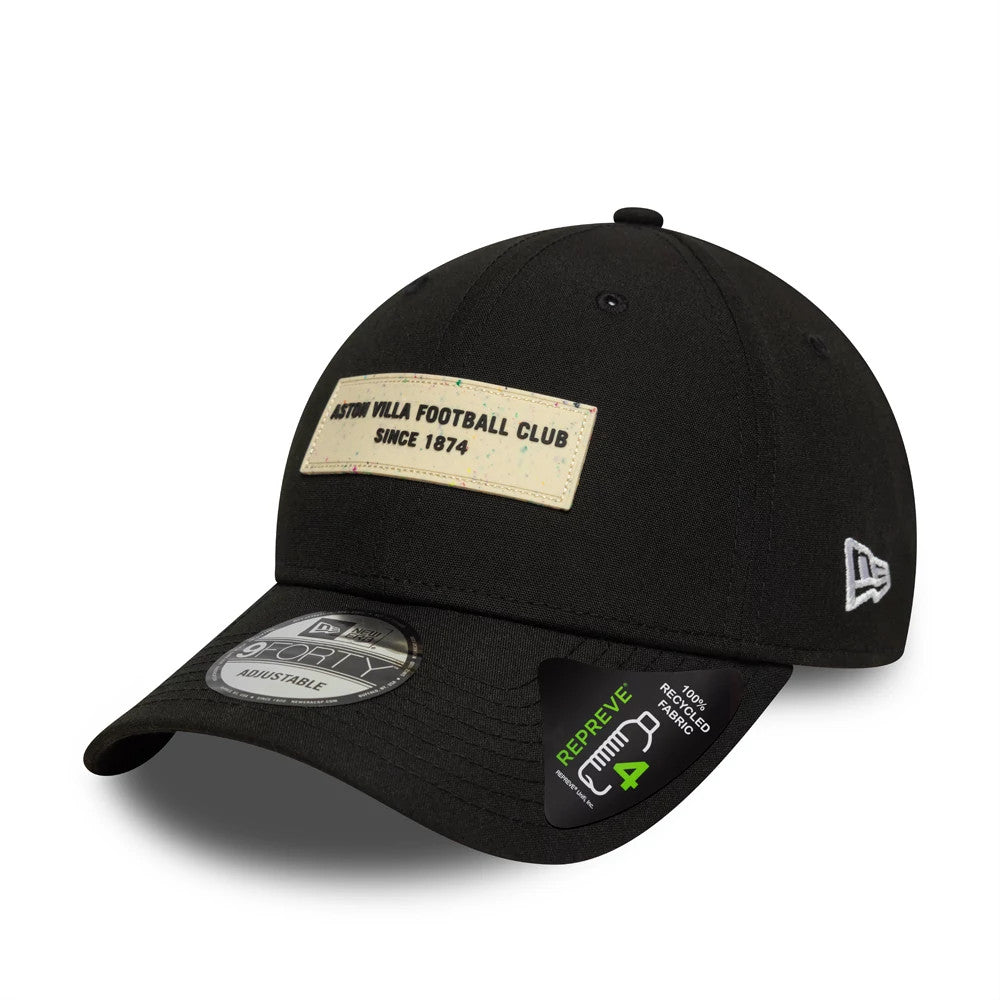 Aston Villa FC Repreve® Black 9FORTY Cap-Benirox