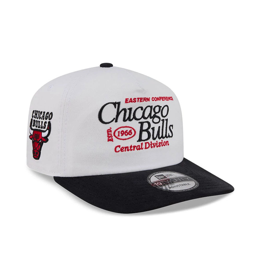 Chicago Bulls NBA Conference White 19TWENTY Adjustable Cap-Benirox