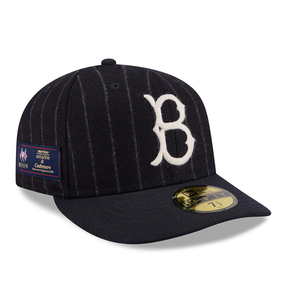 Brooklyn Dodgers MLB X Moon Navy 59FIFTY Fitted Cap-Benirox