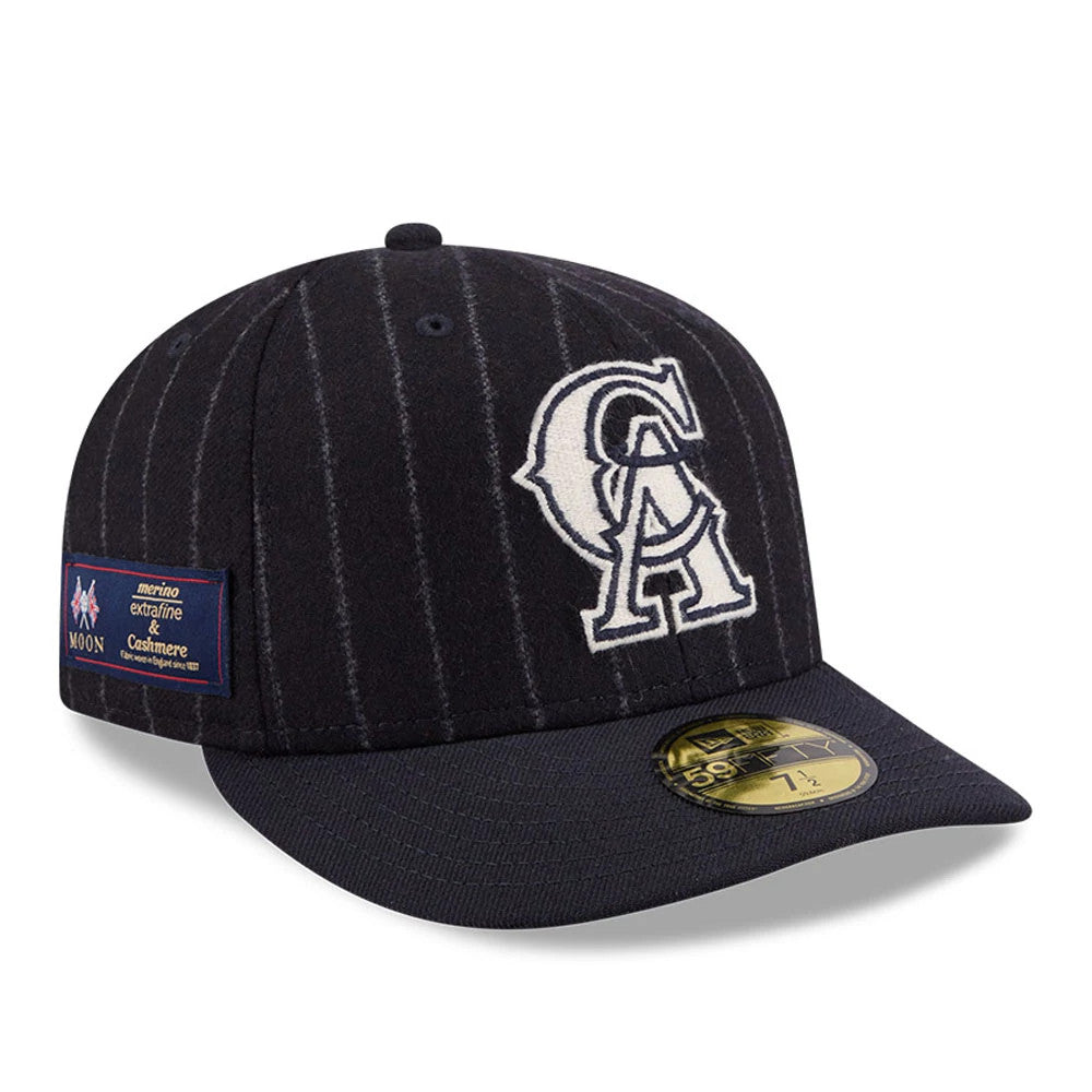 LA Angels MLB X Moon Navy 59FIFTY Fitted Cap-Benirox