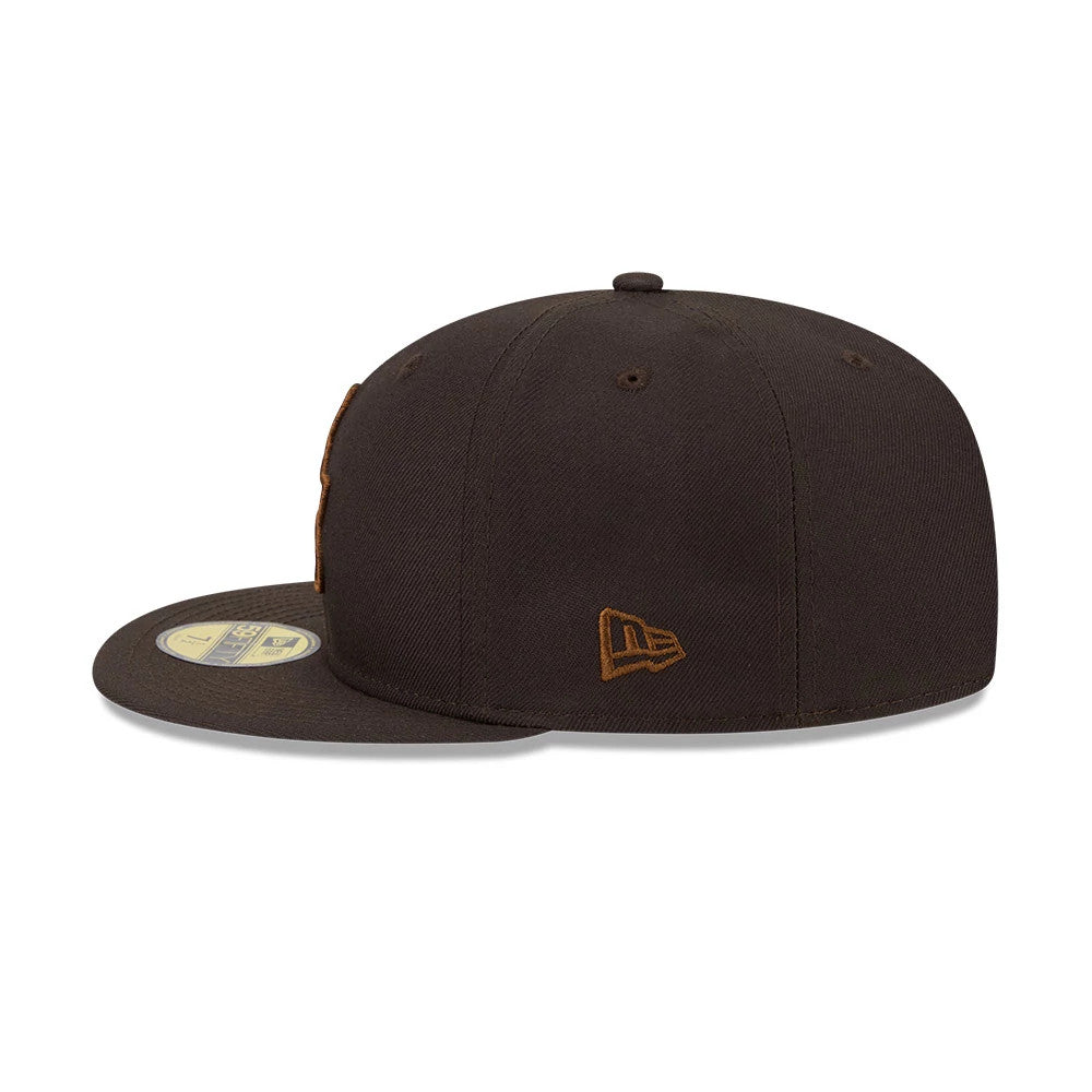 Atlanta Black Crackers MLB Negro League Dark Brown 59FIFTY Fitted Cap-Benirox