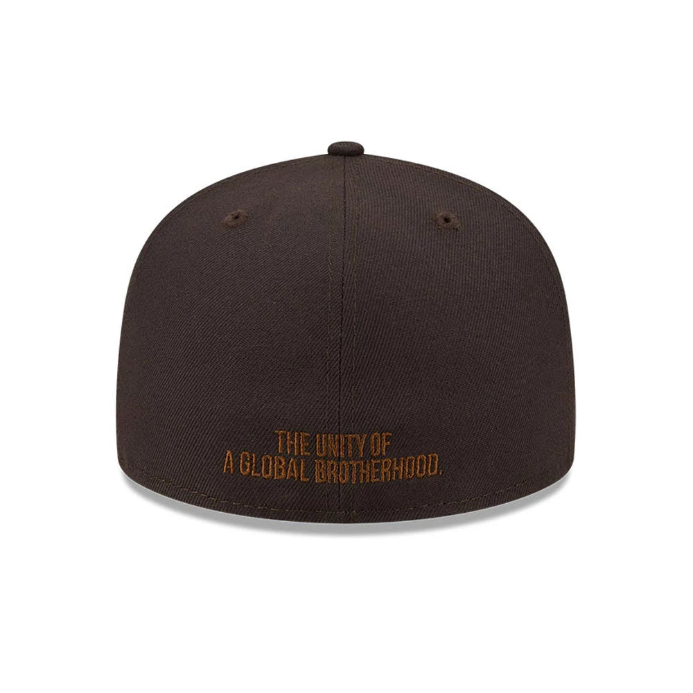 Atlanta Black Crackers MLB Negro League Dark Brown 59FIFTY Fitted Cap-Benirox