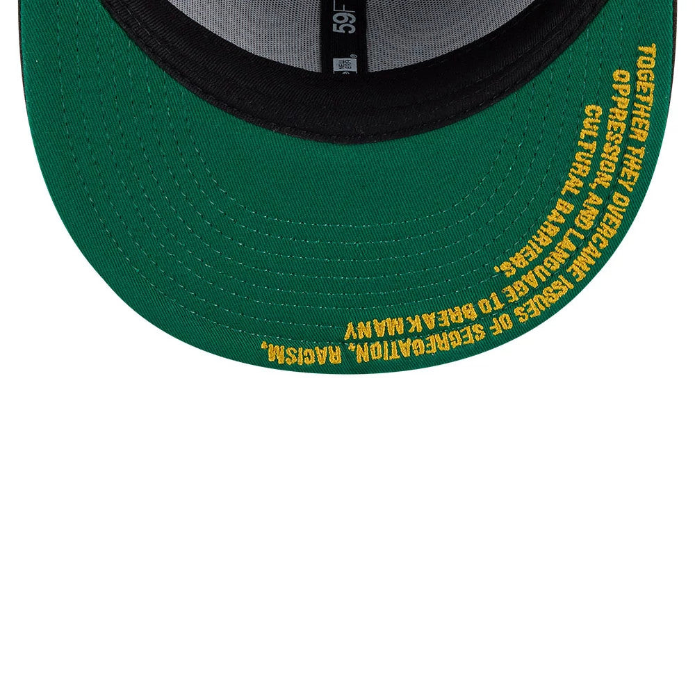 Atlanta Black Crackers MLB Negro League Dark Brown 59FIFTY Fitted Cap-Benirox