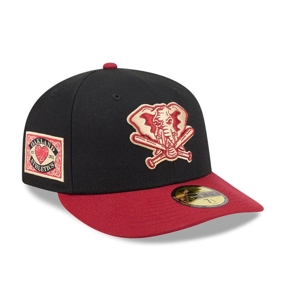 Athletics MLB Team Cards Black 59FIFTY Fitted Cap-Benirox