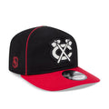 Chicago Blackhawks NHL Felt Logo Black 19TWENTY Adjustable Cap-Benirox