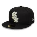 Chicago White Sox MLB Faux Pearl Black 59FIFTY Fitted Cap-Benirox