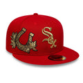 Chicago White Sox MLB Horseshoe Red 59FIFTY Fitted Cap-Benirox