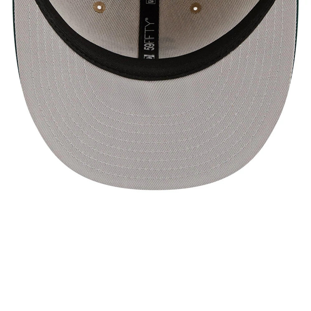 Athletics MLB Twine Beige 59FIFTY Fitted Cap-Benirox