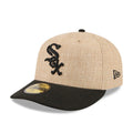 Chicago White Sox MLB Twine Beige 59FIFTY Fitted Cap-Benirox