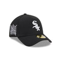 Chicago White Sox MLB Team Side Black 59FORTY A-Frame Fitted Cap-Benirox