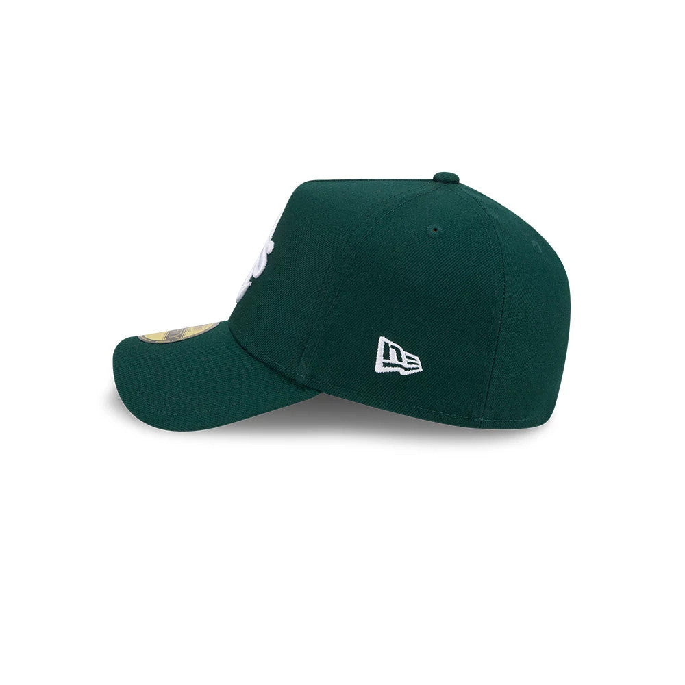 Athletics MLB Team Side Green 59FORTY A-Frame Fitted Cap-Benirox