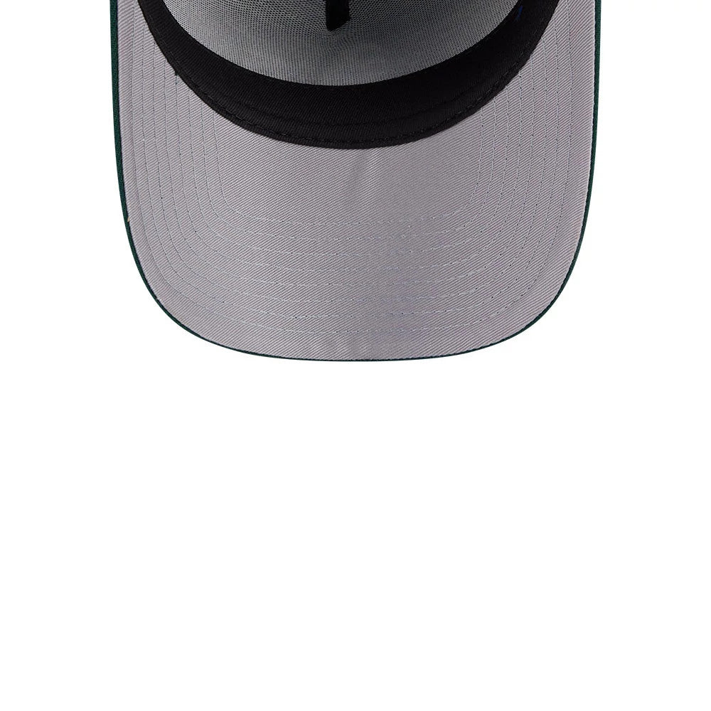 Athletics MLB Team Side Green 59FORTY A-Frame Fitted Cap-Benirox