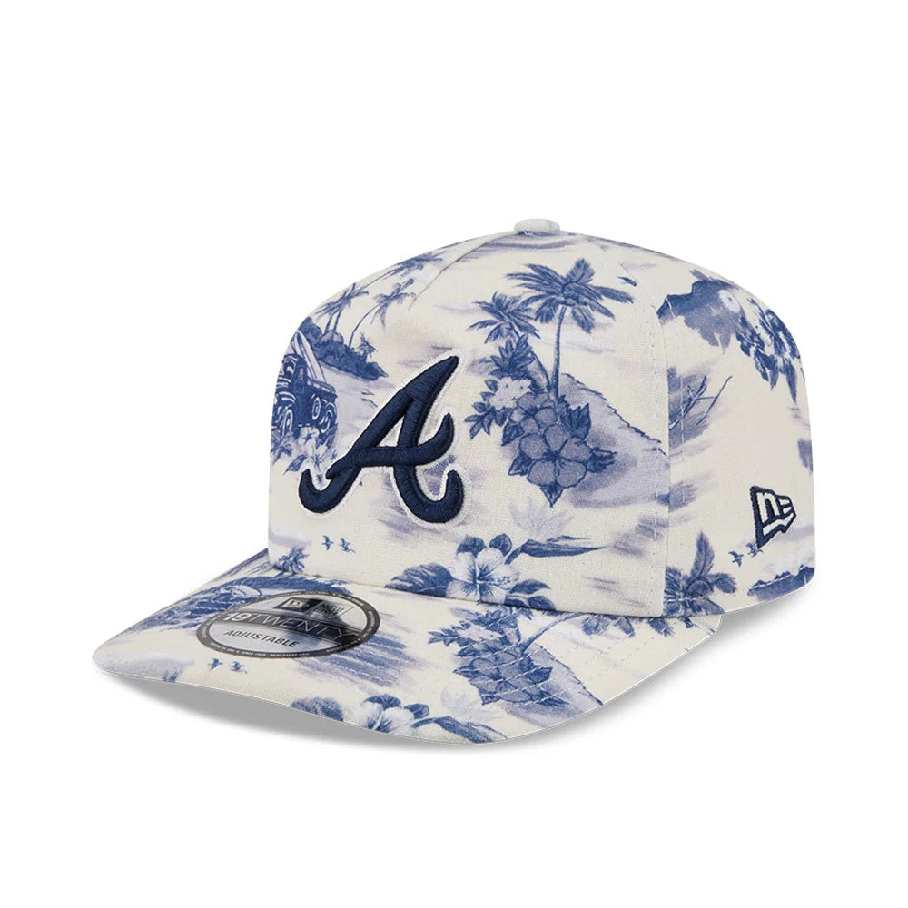 Atlanta Braves MLB Tropics Navy 19TWENTY Adjustable Cap-Benirox