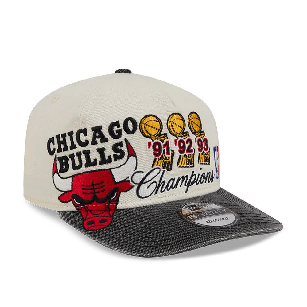 Chicago Bulls NBA Hardwood Classic Cream 19TWENTY Adjustable Cap-Benirox
