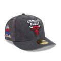 Bulls NBA Hardwood Classic Black 59FIFTY Fitted Cap-Benirox