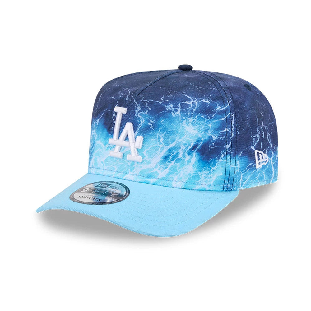 LA Dodgers MLB Deep Water Blue 9FIFTY A-Frame Snapback Adjustable Cap-Benirox
