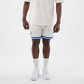 LA Dodgers MLB Arch Open White Oversized Shorts-Benirox