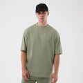 Chicago Bulls NBA League Essential Pastel Green Oversized T-Shirt-Benirox
