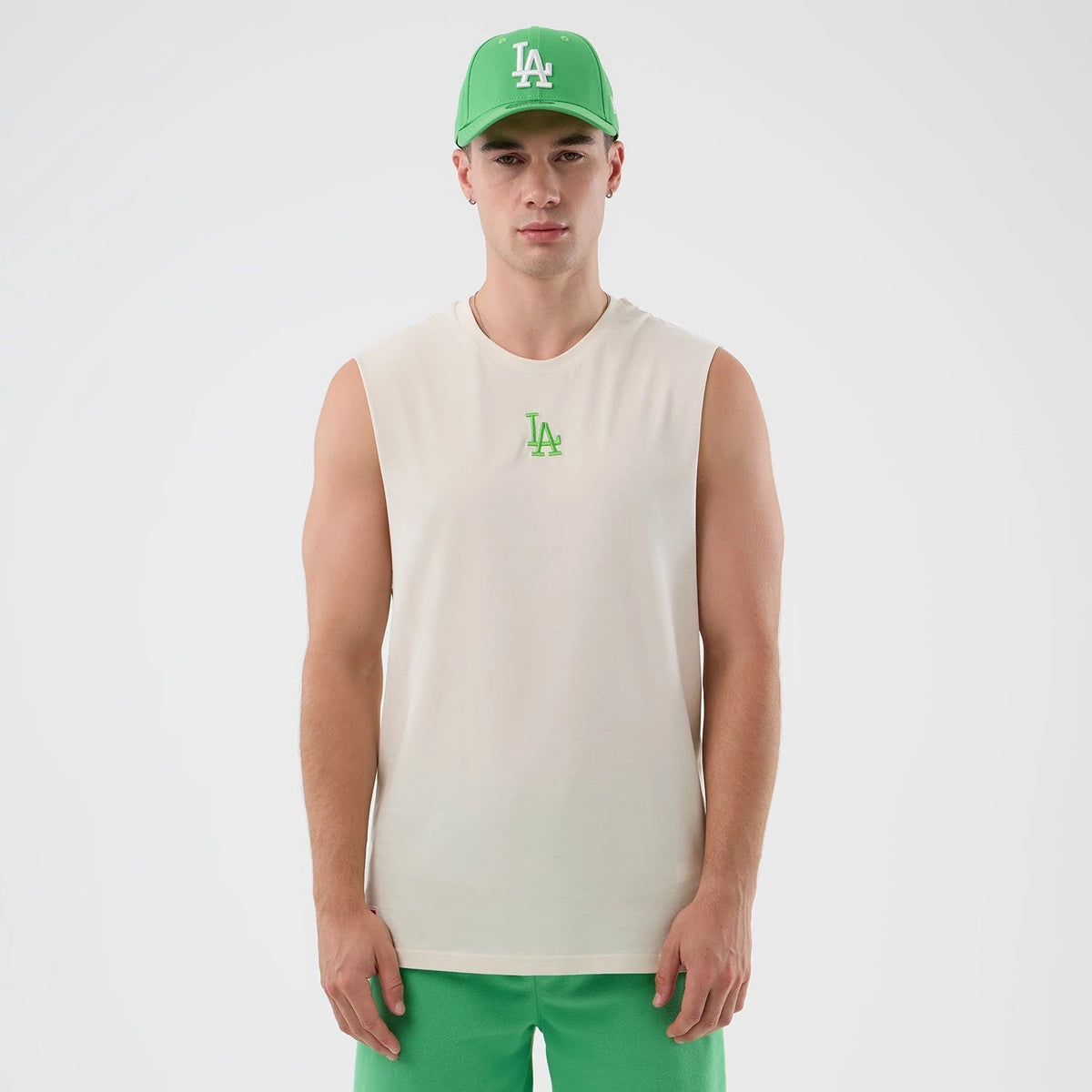 LA Dodgers MLB League Essential Open White Vest-Benirox