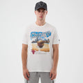 Chicago Bulls NBA Beach Graphic White T-Shirt-Benirox